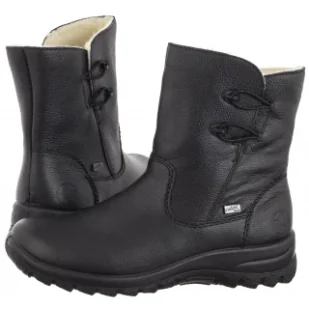Botki Czarne Z7172-00 Black (RI139-b) Rieker - Botki damskie - miniaturka - grafika 1