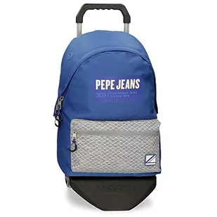 Pepe Jeans Darren plecak szkolny, Niebieski, Plecak 44 + wózek - Plecaki szkolne i tornistry - miniaturka - grafika 1