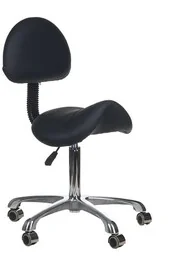 Taboret kosmetyczny BY-8373 czarny - Krzesła i taborety kosmetyczne - miniaturka - grafika 1