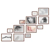Ramki na zdjęcia - Zestaw Ramek Na Prawą Stronę Schodów - Galeria Ramek Na 12 Zdjęć - miniaturka - grafika 1