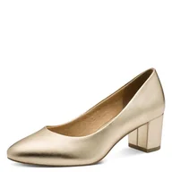 Czółenka - Marco Tozzi Damskie czółenka 2-22435-43, złoto, 37 EU, złoto, 37 EU - miniaturka - grafika 1