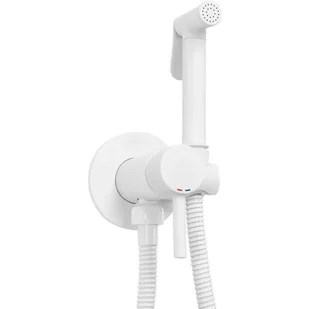 Rea Bateria Bidetowa Lungo  Loop White - Baterie podtynkowe - miniaturka - grafika 1