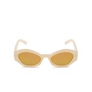 Półbuty damskie - Cropp - Żółte okulary przeciwsloneczne cat eye - Pomarańczowy - miniaturka - grafika 1