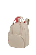 Plecaki - American Tourister Puffypop, Mini Plecak 35 cm, 8,5 L, Przegroda na AirPods i Tablet, 2 Uchwyty na Butelki, Bezowy - miniaturka - grafika 1