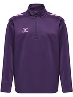 Bluzy dla dziewczynek - hummel Bluza dziecięca Hmlcore Xk Half Zip Poly Sweat Kids - miniaturka - grafika 1