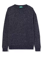 Swetry męskie - United Colors of Benetton sweter męski, Ciemnoniebieski 616, XS - miniaturka - grafika 1