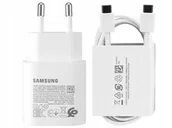 Ładowarki do telefonów - ORYGINALNA SZYBKA ŁADOWARKA SAMSUNG GALAXY 25W PD + KABEL USB TYP C 1,8M - miniaturka - grafika 1