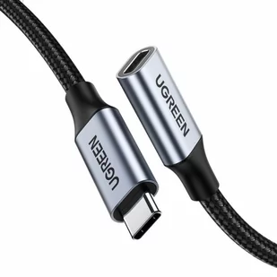 UGREEN kabel przewód przedłużacz USB Typ C (żeński) - USB Typ C (męski) 5 A 0,5 m czarny (US372 80810) US372 80810 - Kable USB - miniaturka - grafika 1