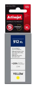Tusz Activejet AH-912YRX do drukarek HP, Zamiennik HP 912XL 3YL83AE; Premium; 990 stron; żółty - Tusze zamienniki - miniaturka - grafika 2