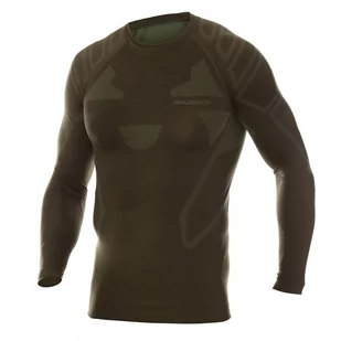 BRUBECK, Koszulka męska termoaktywna, Ranger Protect, khaki, rozmiar XXL - Bielizna sportowa męska - miniaturka - grafika 1