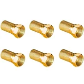 Inne akcesoria audio-wideo - Wtyk Sat F 6,8 Mm Gold Cu Lb0104 Vayox (Opakowanie 6 Szt.) - miniaturka - grafika 1