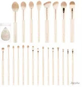 Gąbeczki do makijażu - Many Beauty - Many Brushes That''s All You Need - Zestaw 23 profesjonalnych pędzli do makijażu + gąbeczka - Vanilla - miniaturka - grafika 1