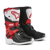 Buty motocyklowe - Buty Cross Dziecięce Alpinestars Tech 3S Złamany Biały/Czarny/Jasnoczerwony30,5 - miniaturka - grafika 1