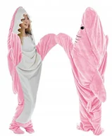 Koce - Koc Rekin Bluza Dla Dorosłych Piżama Gruby Ciepły Śpiwór Zimowy M 110-130cm - miniaturka - grafika 1