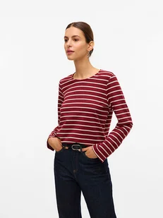 Vero Moda Koszulka w kolorze czerwonym - Koszulki i topy damskie - miniaturka - grafika 1