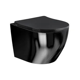 Czarna miska wc wisząca Rimless Mizu Hydrosan - Miski WC - miniaturka - grafika 1