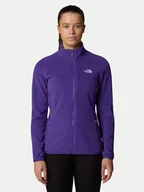 Bluzy damskie - The North Face Polar Glacier NF0A855O Fioletowy Regular Fit - miniaturka - grafika 1