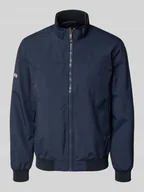 Kurtki męskie - kurtka ze stójką i wpuszczanymi kieszeniami - miniaturka - grafika 1