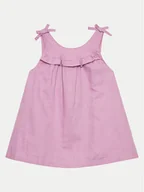 Sukienki i spódniczki dla dziewczynek - United Colors Of Benetton Sukienka letnia 4BE7GV01C Fioletowy Regular Fit - miniaturka - grafika 1
