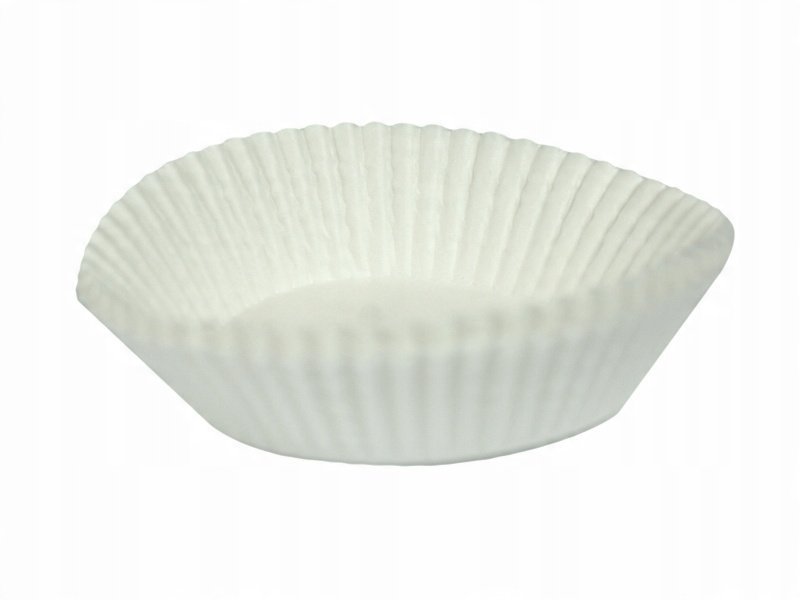 Foremki do ciast 55x25 (BD) białe/ 1000 sztuk