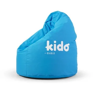 Pufa DIABLO CHAIRS Kido Niebieski - Fotele gamingowe - miniaturka - grafika 1