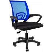 Fotele i krzesła biurowe - Niebieski młodzieżowy fotel obrotowy do nauki - Azon 4X - miniaturka - grafika 1