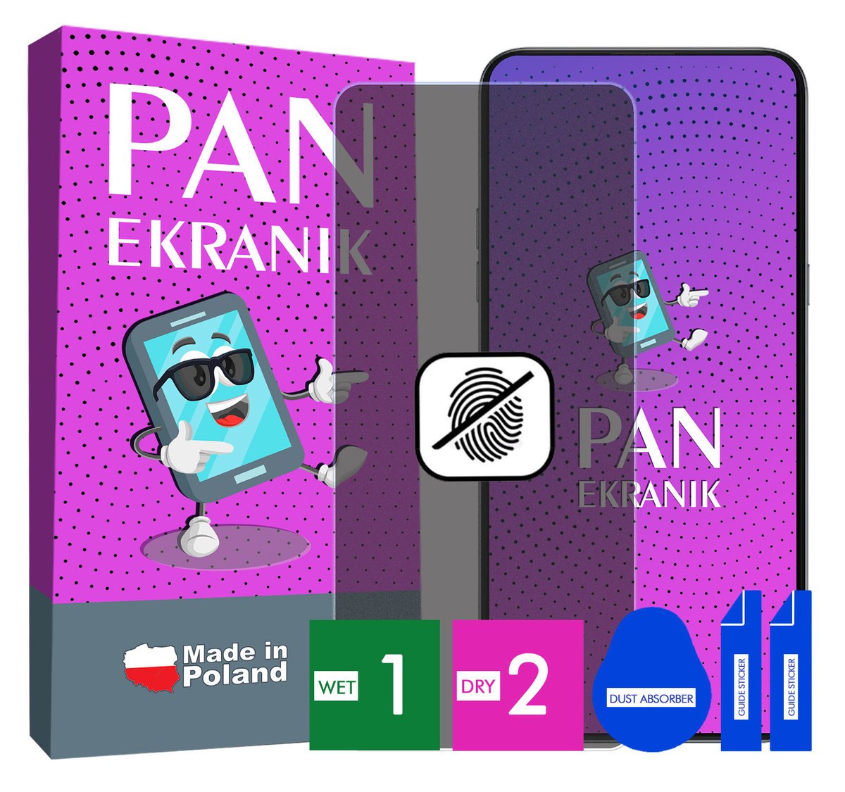 FOLIA 5D PRYWATYZUJĄCA MATOWA DO LG K61 CAŁY EKRAN ORYGINALNA