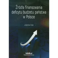 Finanse, księgowość, bankowość - Źródła finansowania deficytu budżetu państwa w Polsce - Jolanta Ciak - miniaturka - grafika 1