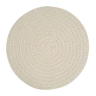 Obrusy i serwetki - Podkładka fi 38 Dekoracyjna Okrągła Boho9 Krem - miniaturka - grafika 1