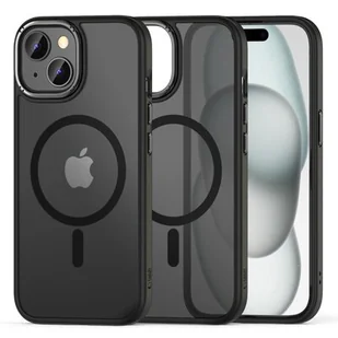 Etui APPLE IPHONE 15 Tech-Protect Magmat "2" MagSafe Matte czarne - Etui i futerały do telefonów - miniaturka - grafika 1