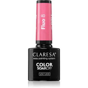 ACTIVESHOP CLARESA lakier hybrydowy FLUO 8 -5g - Lakiery hybrydowe - miniaturka - grafika 1