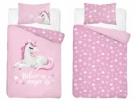 Pościel dla dzieci - Pościel dla dziecka do łóżeczka 100% bawełna 100x135 40x60cm Jednorożec - miniaturka - grafika 1