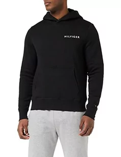 Tommy Hilfiger Męska bluza z kapturem Pop Color Hilfiger, Czarny, S - Bluzy męskie - miniaturka - grafika 1