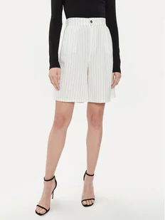 ONLY Bermudy Caro 15278792 Biały Loose Fit - Spodnie sportowe damskie - miniaturka - grafika 1