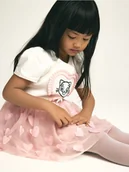 Sukienki i spódniczki dla dziewczynek - Reserved - Tiulowa spódnica z aplikacją - brudny róż - miniaturka - grafika 1