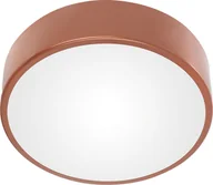 Lampy sufitowe - Lampa sufitowa Orno OVO plafon 3xE27, 3x24W, miedziana stal, klosz plastikowy matowy, IP54, ? 400 - miniaturka - grafika 1