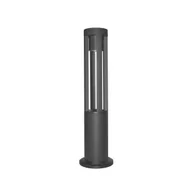 Lampy ogrodowe - Lampa zewnętrzna słupek ogrodowy LED 10W Ratel OFL-50757-M-BK Italux - miniaturka - grafika 1