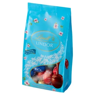 Lindt Lindor Praliny z czekolady mlecznej deserowej i białej z nadzieniem 180 g - Inne słodycze - miniaturka - grafika 1