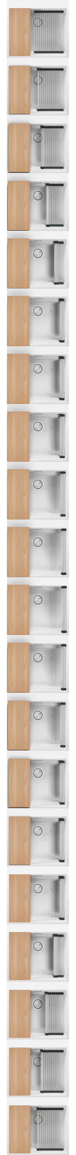 Primagran.pl Zlewozmywak kuchenny granitowy jednokomorowy z wewnętrzym ociekaczem Step i największą komorą MAX Oslo 60 Multilevel MOIKW-X0#N+AROL02-KH$G+ADDP44-KB$G - Zlewozmywaki - miniaturka - grafika 1