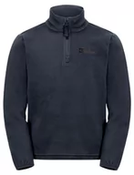 Kurtki i płaszcze dla chłopców - Jack Wolfskin Taunus półzamek błyskawiczny K, niebieski, 92 - miniaturka - grafika 1