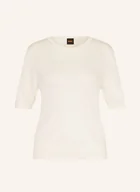 Swetry damskie - Boss Dzianinowa Koszulka Fiaffusa weiss - BOSS - miniaturka - grafika 1