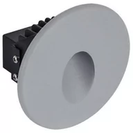 Lampy ścienne - Ideus oczko ścienne schodowe LED Azyl C 1,6W 70lm 4000K szare IP54 03904 03904 - miniaturka - grafika 1
