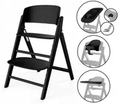 Krzesełka do karmienia - Cybex Click & Fold 4-in-1 krzesełko do karmienia / Stunning Black - miniaturka - grafika 1