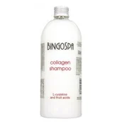 Szampony do włosów - BingoSpa Szampon kolagenowy z kwasami owocowymi do włosów farbowanych i suchej skóry ( AHA) 500 ML - miniaturka - grafika 1