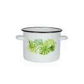 Garnki - Emalia Olkusz Olkusz GARNEK EMALIOWANY MONSTERA 2L INDUKCJA 5902645012934 - miniaturka - grafika 1