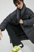 Kurtki damskie - adidas Originals kurtka puchowa damska kolor czarny zimowa oversize - miniaturka - grafika 1