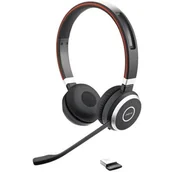 Słuchawki - Jabra Evolve 65 UC Stereo czarne - miniaturka - grafika 1