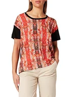 Koszulki i topy damskie - Desigual T-shirt damski Ts_Lombok, czarny, XL - miniaturka - grafika 1