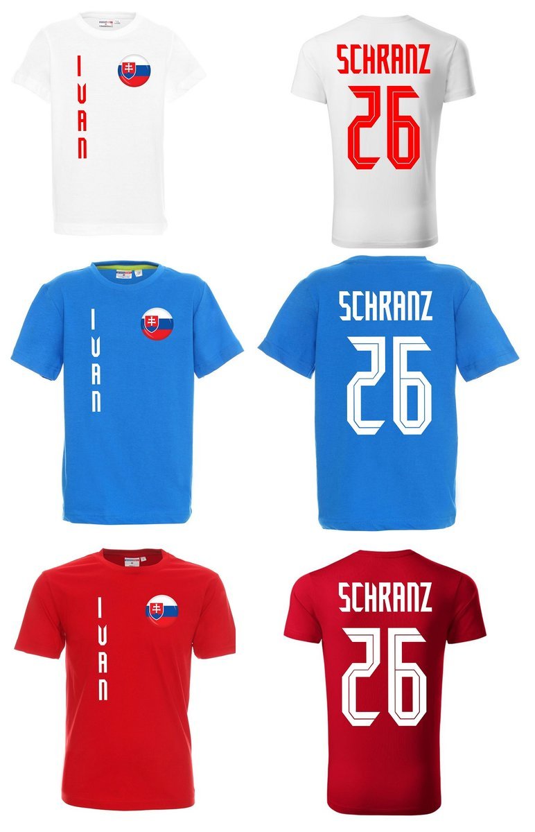 Koszulka Słowacja IVAN SCHRANZ 26 Jr