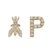 Kolczyki - Kolczyki Patrizia Pepe 8J1056/M009 FE35 Złoty - miniaturka - grafika 1